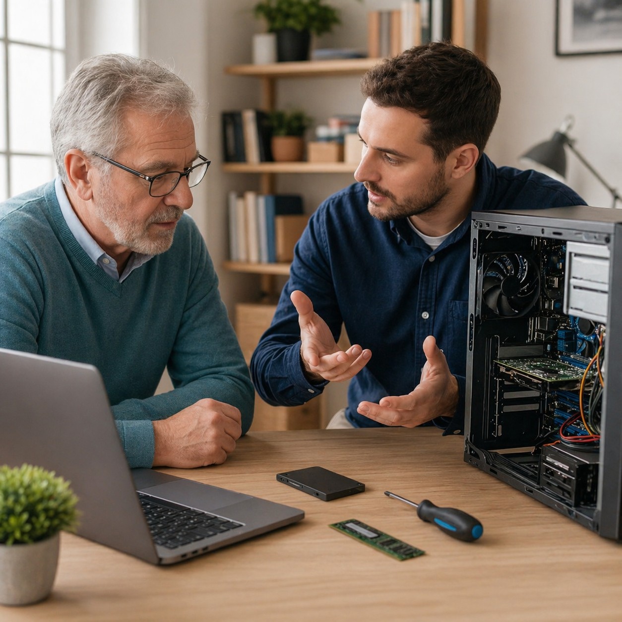 Assistance informatique à domicile au Cannet avec technicien et matériel informatique